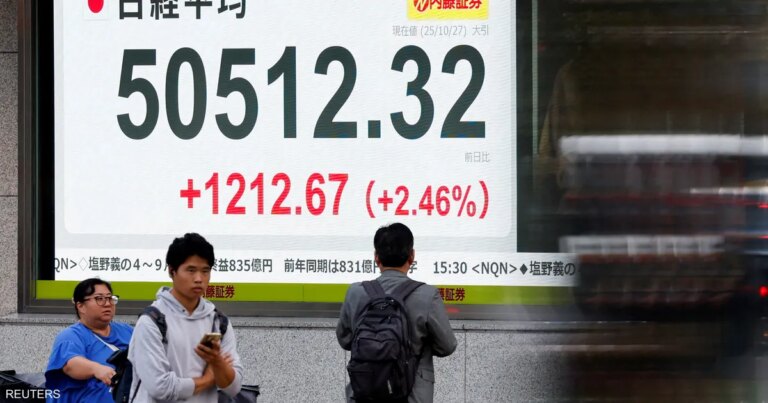 "نيكاي 225" الياباني يتجاوز مستوى 50 ألف نقطة لأول مرة