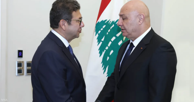 لبنان.. الرئيس عون يستقبل رئيس المخابرات العامة المصرية