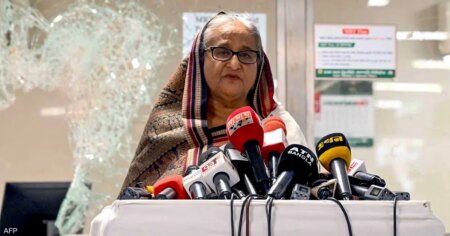 الشيخة حسينة تتحدث لأول مرة منذ "الهروب"