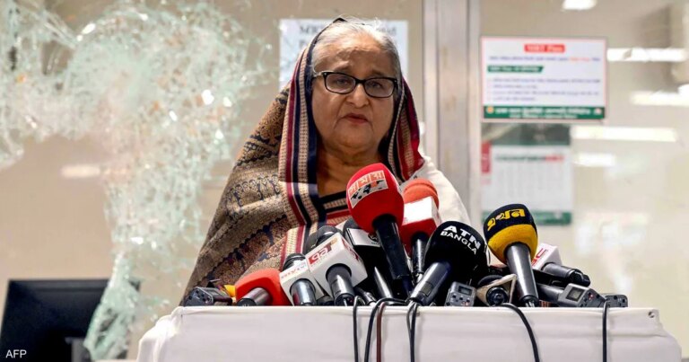 الشيخة حسينة تتحدث لأول مرة منذ "الهروب"