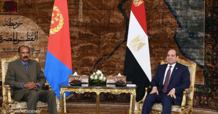 زيارة أفورقي للقاهرة.. 4 ملفات ساخنة خلال لقاء السيسي