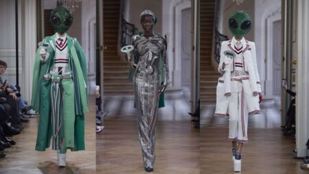 توم براون يعيد تعريف الخيال والأناقة في عرض مستوحى من عوالم الفضاء توم براون يعيد تعريف الخيال والأناقة في عرض مستوحى من عوالم الفضاء