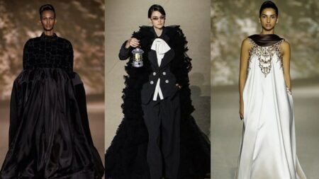 الفخامة تسيطر على عروض أول أيام أسبوع الأزياء في الرياض