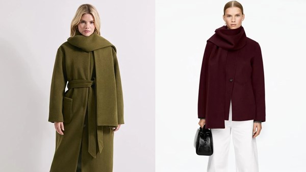 معطف الوشاح الطويل.. لا غنى عنه في خزانتكِ هذا الشتاء معطف الوشاح الطويل.. لا غنى عنه في خزانتكِ هذا الشتاء