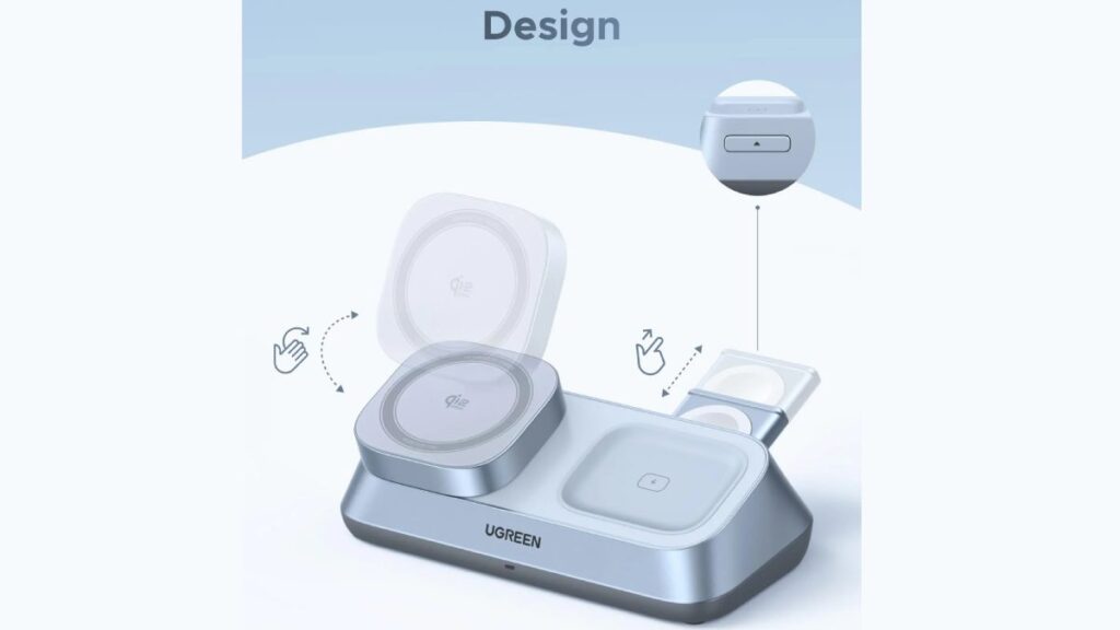 شاحن لاسلكي ثلاثي MagFlow