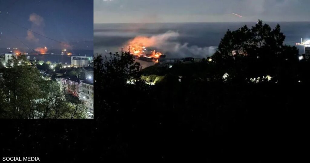 هجوم أوكراني يستهدف منشآت نفطية في ميناء روسي استراتيجي