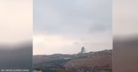 الجيش الإسرائيلي يهاجم أهدافا لحزب الله في جنوب لبنان