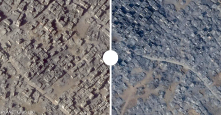 صور تكشف تدمير إسرائيل مبانٍ داخل "الخط الأصفر" بعد الهدنة