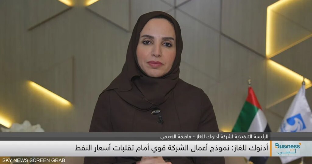 أدنوك للغاز: القدرة الإنتاجية ستنمو 30% بحلول العام 2030