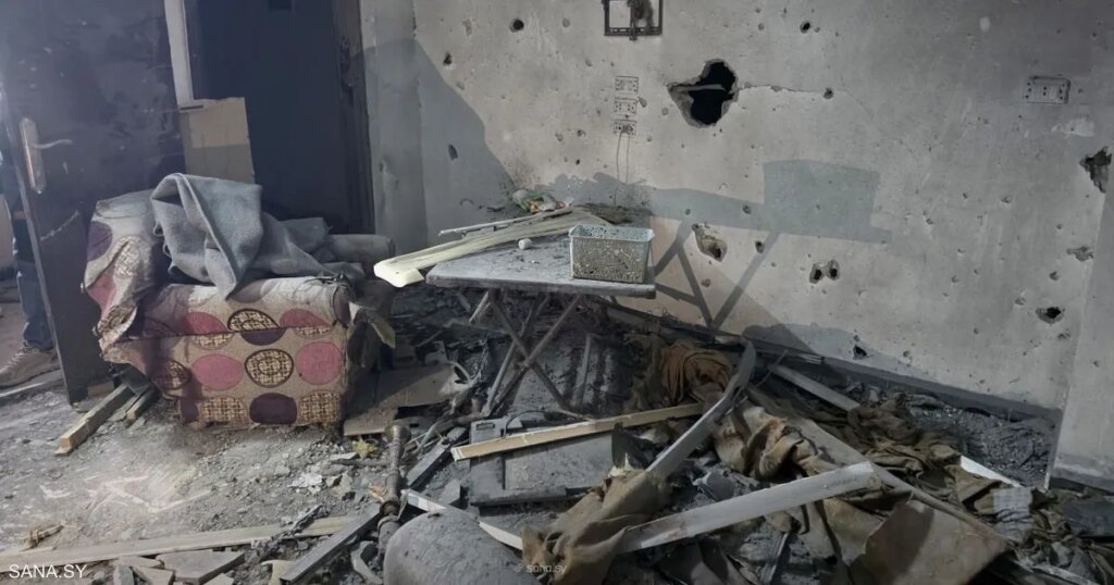 فيديو: هجوم صاروخي على دمشق يسفر عن إصابات