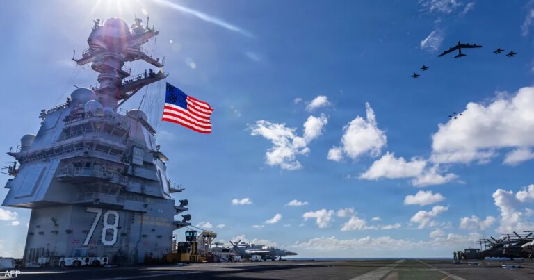 واشنطن تحشد قرب فنزويلا.. أحدث حاملة طائرات تصل الكاريبي