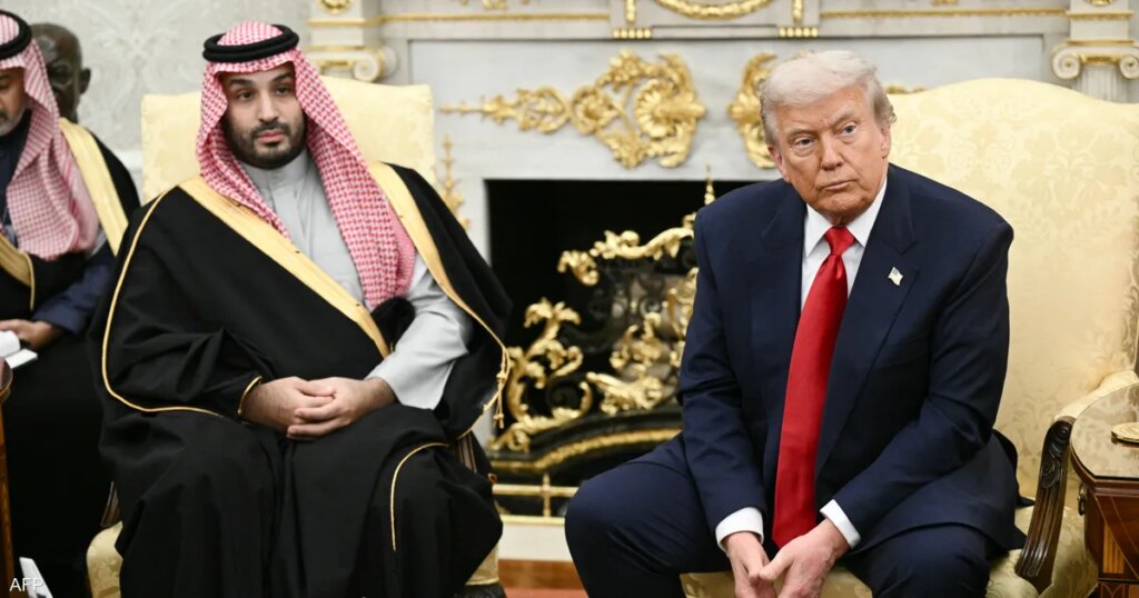 محمد بن سلمان يعلن استثمار التريليون وترامب يؤكد صفقة F35