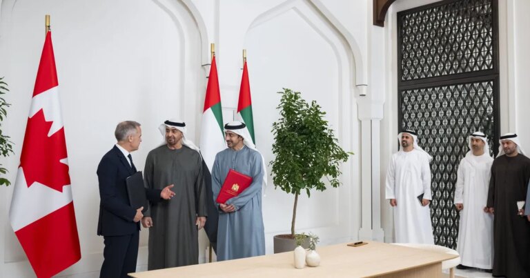 الإمارات وكندا توقعان اتفاقية جديدة لتشجيع الاستثمارات