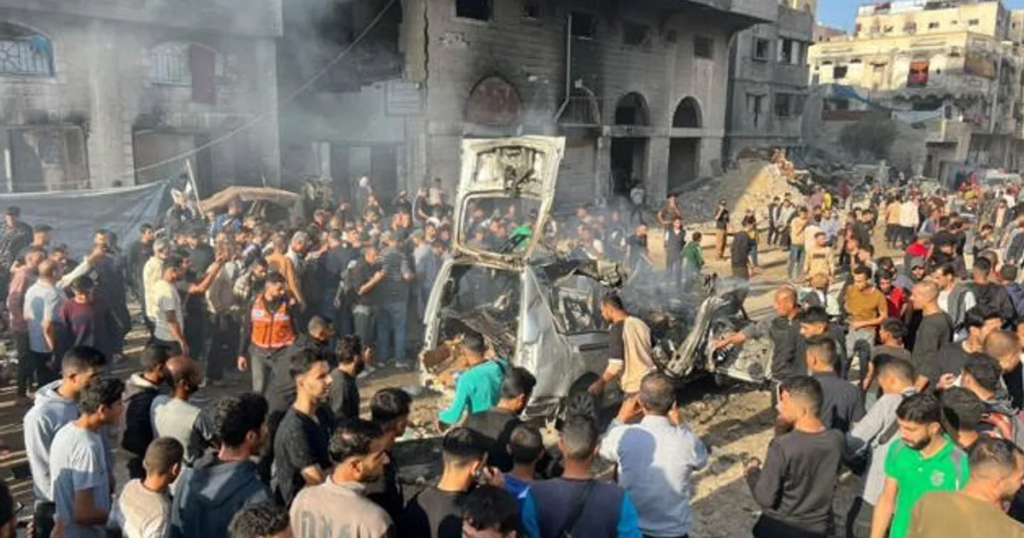 قتلى وجرحى في غارة إسرائيلية على غزة