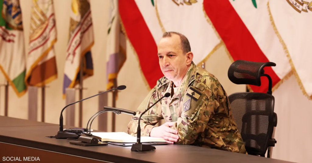 قائد جيش اللبناني: خطة جنوب الليطاني تسير وفق الجدول الزمني