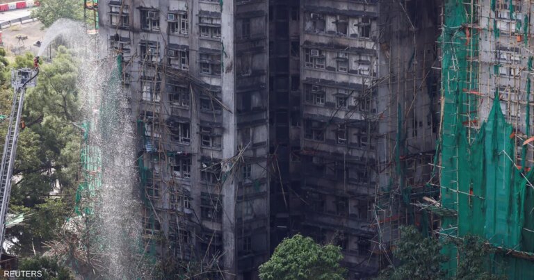حريق هونغ كونغ.. ارتفاع عدد القتلى وانتهاء جهود الإنقاذ
