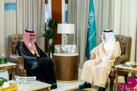 أمير المنطقة الشرقية يستقبل رئيس وأعضاء مجلس إدارة نادي الخليج