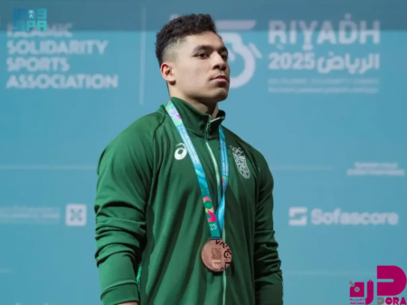 المدرهم يطير ببرونزية الأثقال في إسلامية الرياض 2025