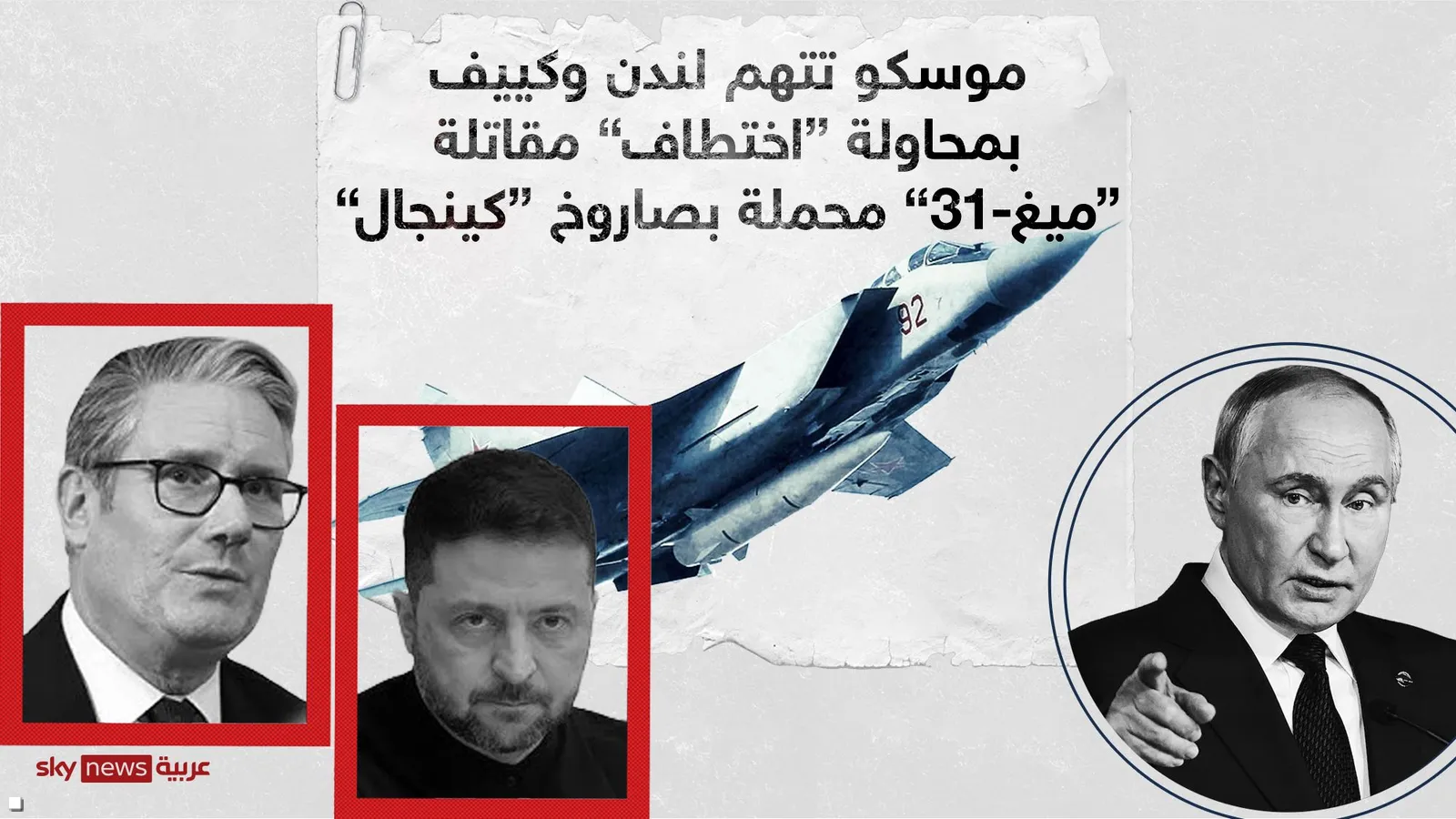 روسيا اتهمت بريطانيا وأوكرانيا بمحاولة خطف ميغ-31