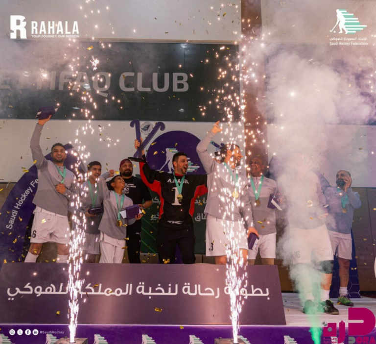 صقور نجد يتوج بالذهب في بطولة رحالة لنخبة المملكة 2025 للهوكي