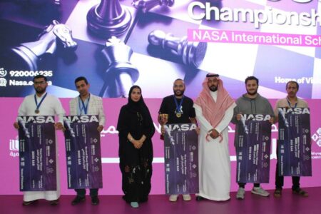 ختام بطولة مدارس ناسا العالمية للشطرنج بجدة