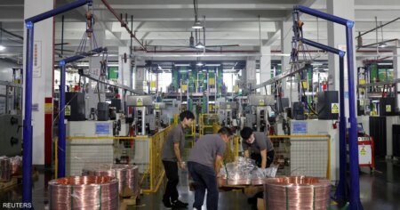 انكماش النشاط الصناعي في الصين للشهر الثامن