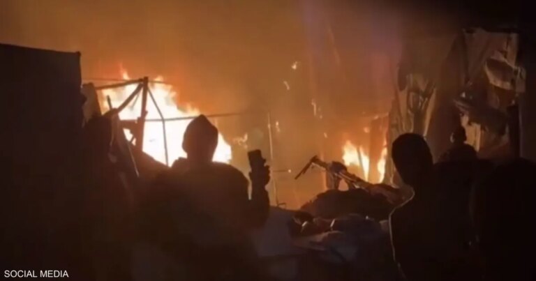 قتلى في قصف إسرائيلي على خيام نازحين بغزة