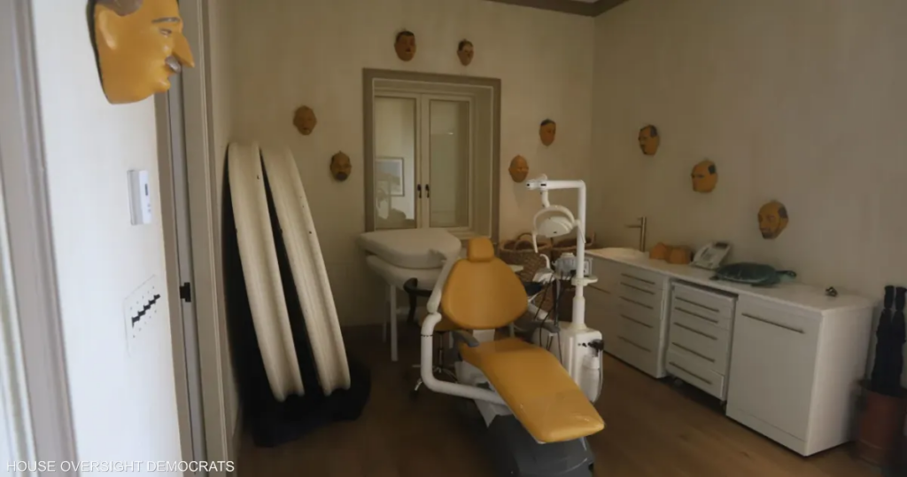 جدار أسود ووجوه معلقة.. كشف تفاصيل من "جزيرة إبستين"