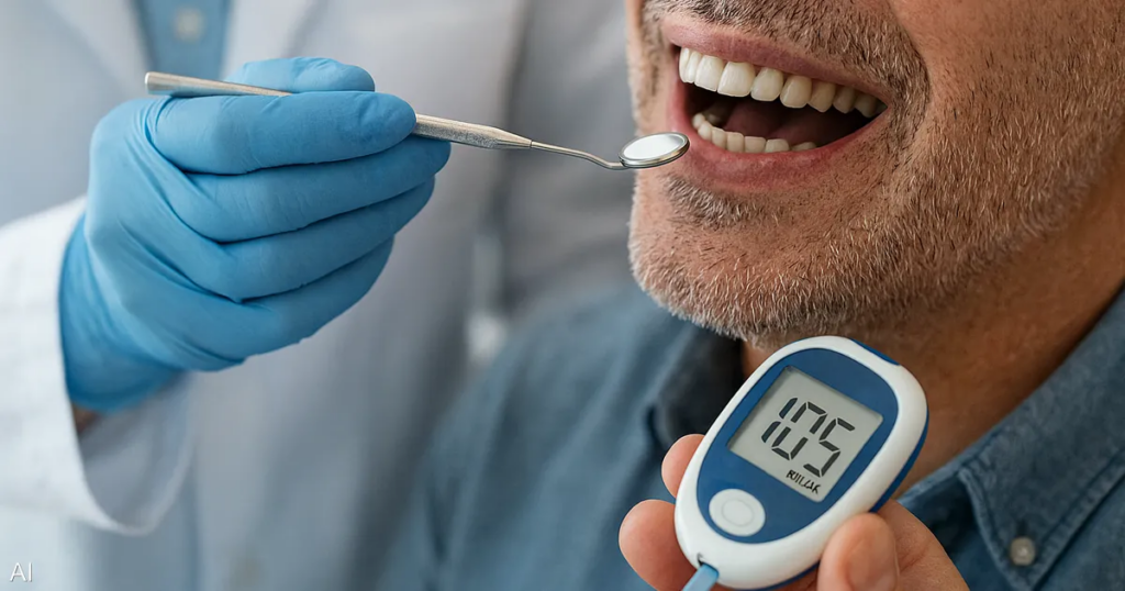 السكري وصحة الفم.. علاقة متبادلة