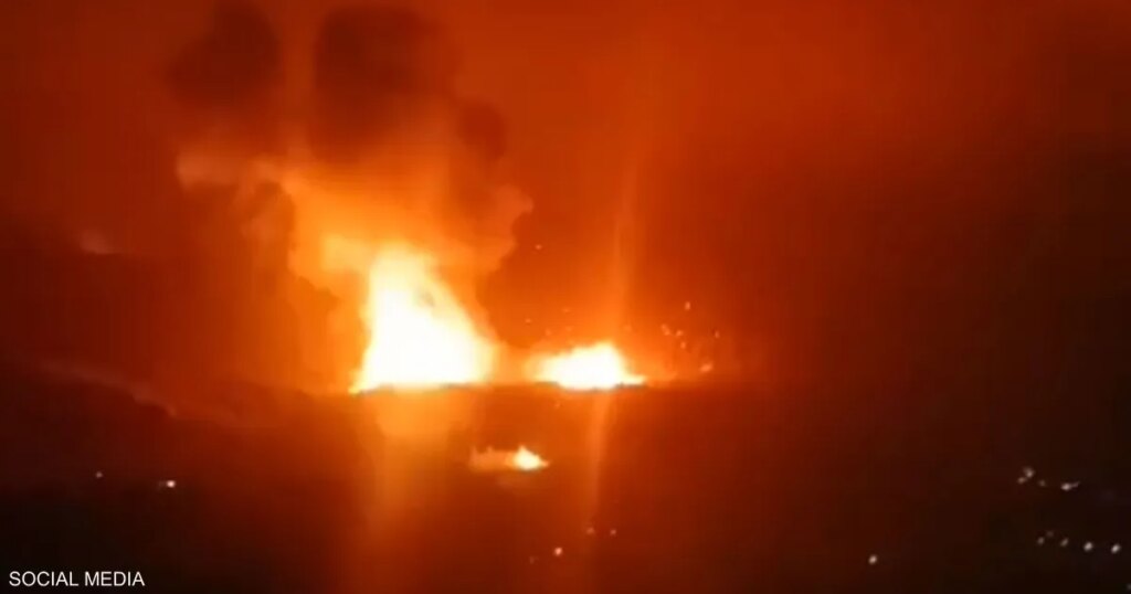 فيديو: غارات إسرائيلية تستهدف مواقع في جنوبي لبنان