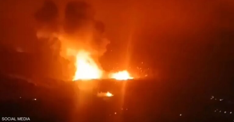 فيديو: غارات إسرائيلية تستهدف مواقع في جنوبي لبنان