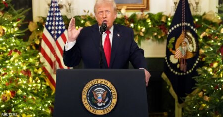 في خطابه للأميركيين.. ترامب يشنّ هجوما قويا على بايدن