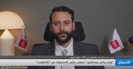 CFI: أسهم أميركا ستشهد ارتفاعات في نهاية 2025 وبداية 2026