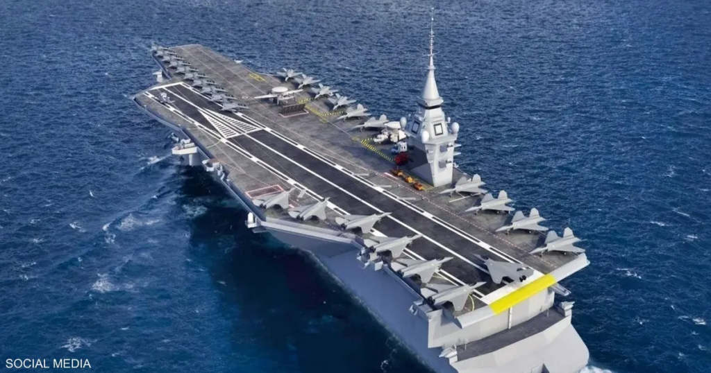 ماكرون يعلن تصنيع حاملة طائرات رهيبة لمواجهة "المفترسين"