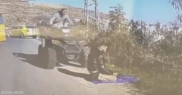 فيديو.. جندي إسرائيلي يدهس فلسطينيا أثناء الصلاة