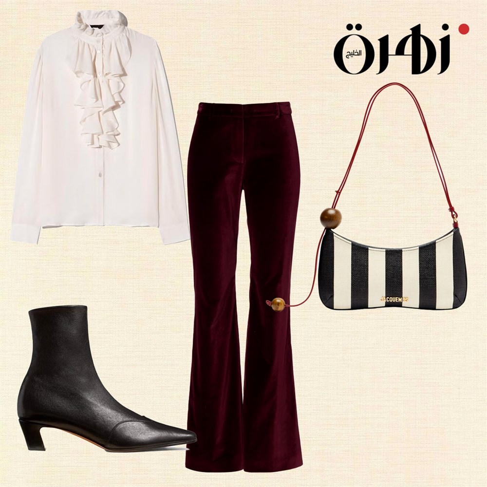 4 أساليب لتنسيق «المخمل».. في إطلالتكِ الشتوية