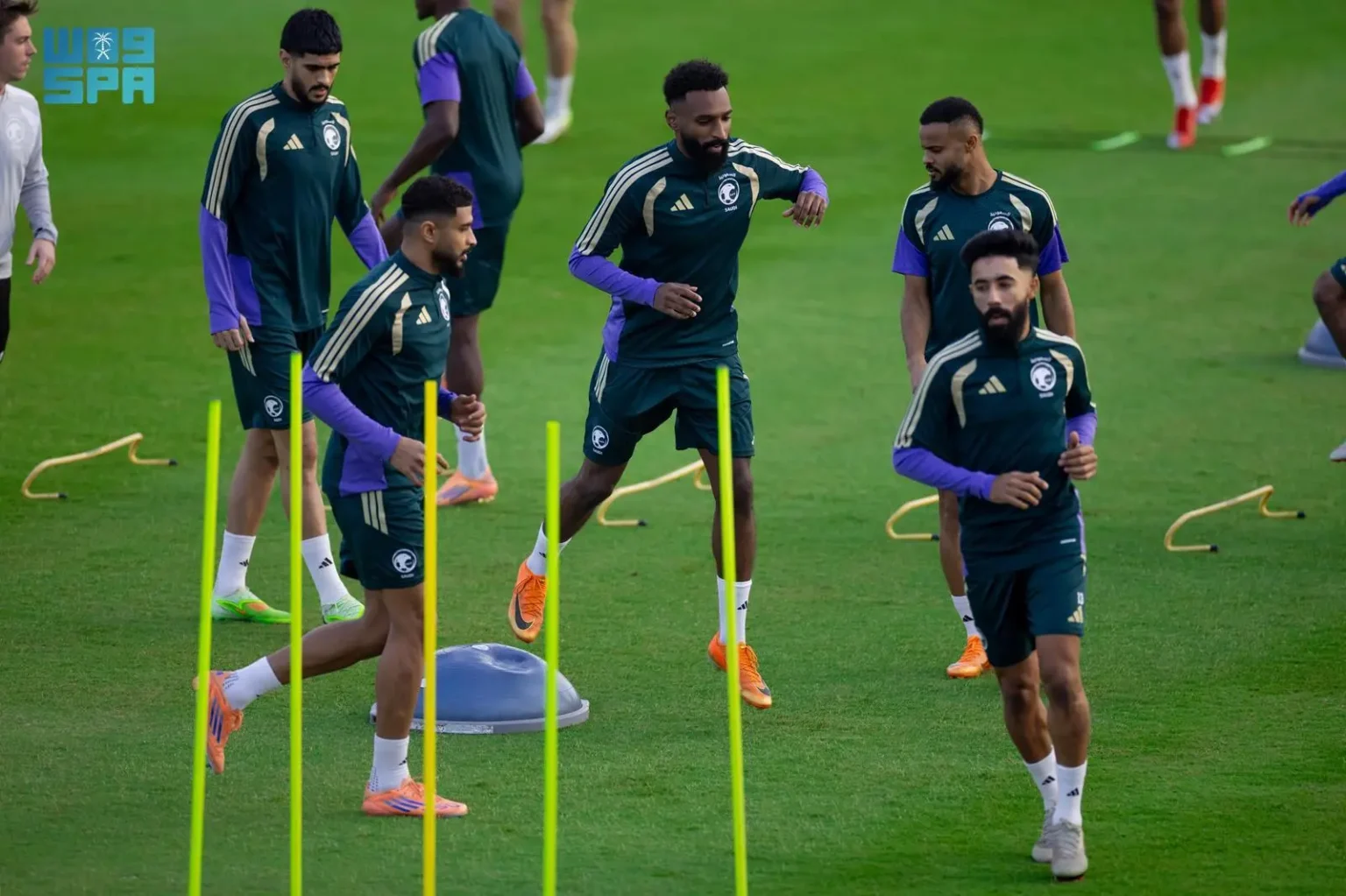 المنتخب السعودي يختتم استعداده لمواجهة الإمارات في ختام مشاركته بكأس العرب