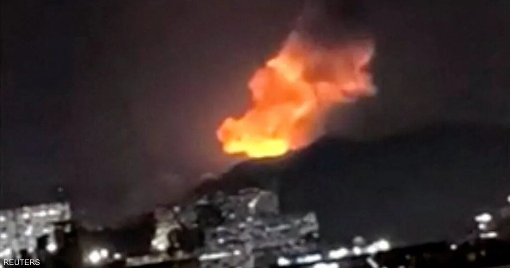 فيديوهات.. سماع دوي انفجارات قوية في كراكاس