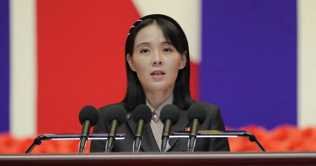 بعد توغل المسيرة الكورية.. شقيقة كيم جونغ أون تدخل على الخط