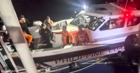 غرق سفينة تقل 342 راكبا في الفلبين ومصرع عدد منهم