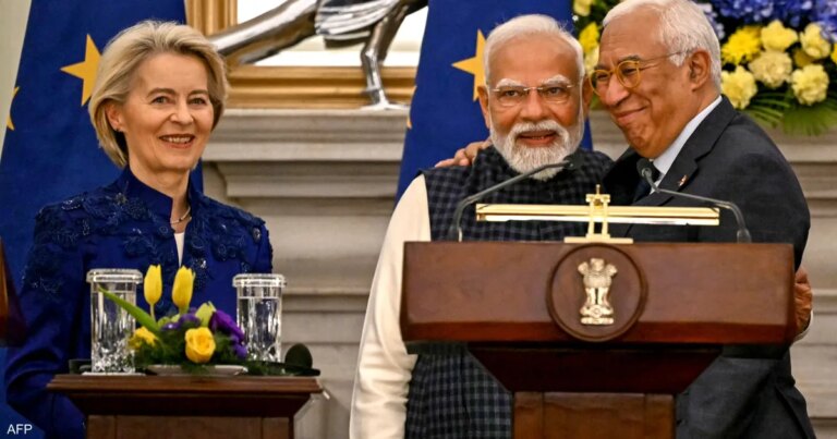 الهند والاتحاد الأوروبي ينشئان منطقة تجارة حرة لملياري شخص