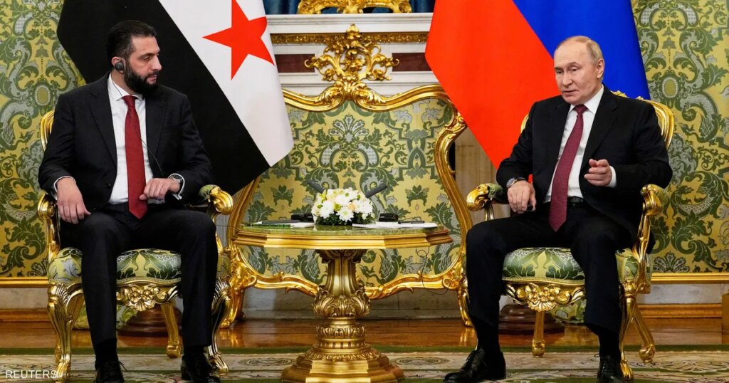 بوتين والشرع.. ملفات سوريا بين النفوذ والدبلوماسية المتوازنة