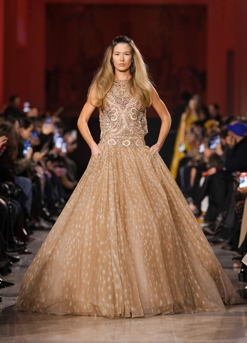 عرض استثنائي لإيلي صعب ELIE SAAB.. في قلب باريس
