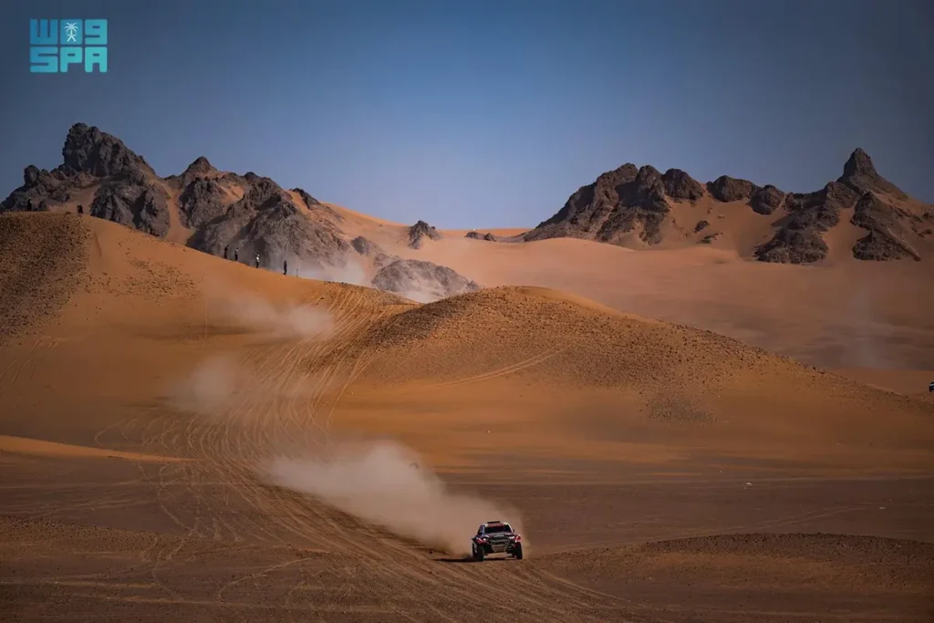 رالي داكار السعودية: الراجحي يحقق المركز الثالث في المرحلة الثانية والعطية يتصدر الترتيب العام