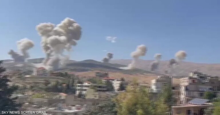 كشف حصيلة قتلى غارات إسرائيل بالبقاع.. وعون يندد