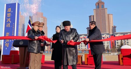 الزعيم كيم يفتتح حيا سكنيا لعائلات الجنود القتلى في روسيا