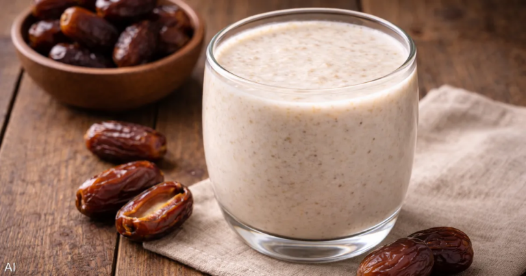 التمر بالحليب عند الإفطار.. "كنز صحي" في رمضان