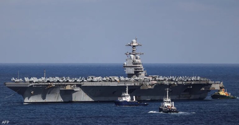 حاملة الطائرات الأميركية جيرالد فورد تتجه للرسو في إسرائيل