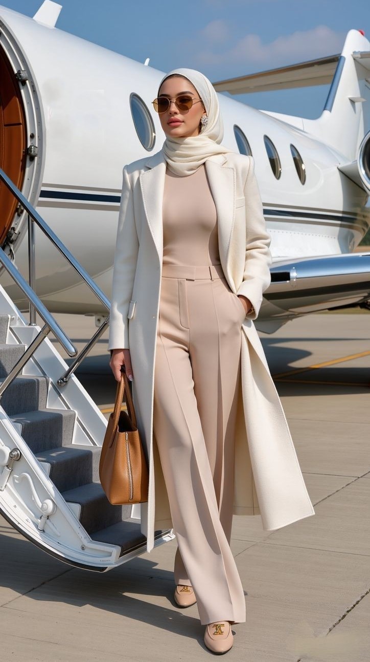 لمسة أنيقة في رمضان.. أسرار تنسيق الحجاب الأبيض بأسلوب عصري