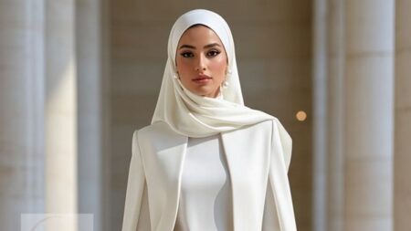 لمسة أنيقة في رمضان.. أسرار تنسيق الحجاب الأبيض بأسلوب عصري لمسة أنيقة في رمضان.. أسرار تنسيق الحجاب الأبيض بأسلوب عصري